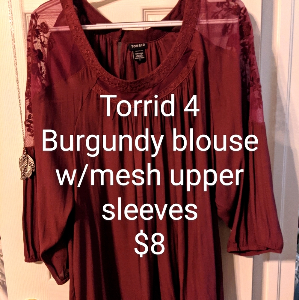 Torrid 4 Marron Blouse